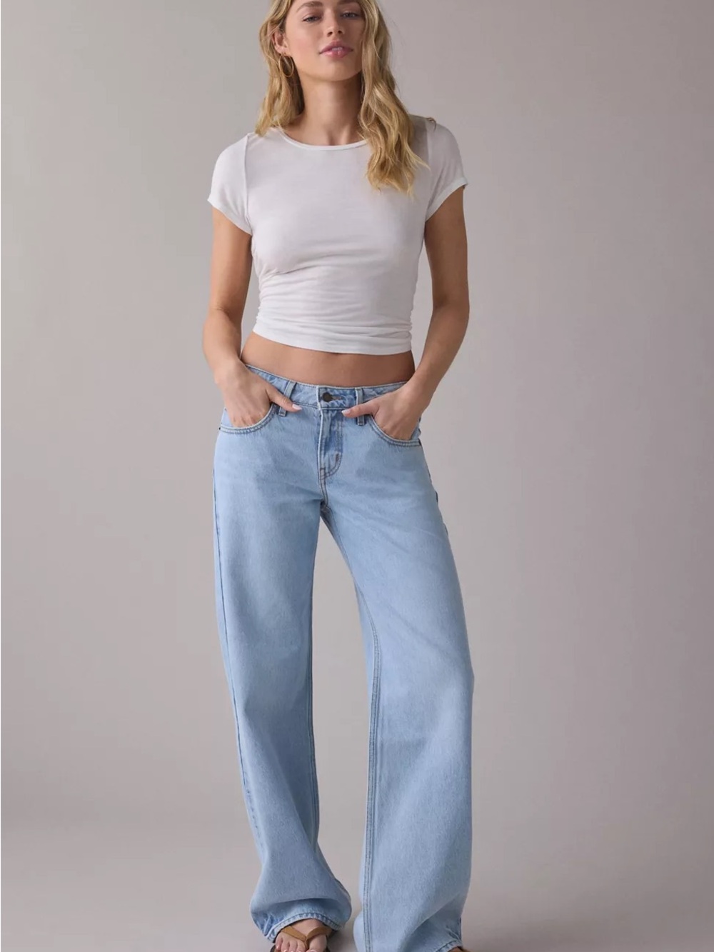 Levi's Low Loose Jeans Light Wash